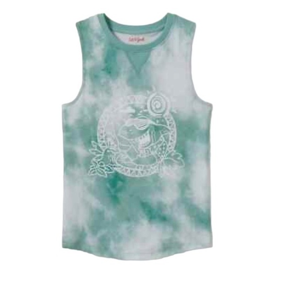 CAT & Jack Boys Tie-Dye Beach Shark Tank Top - Picture 1 of 6